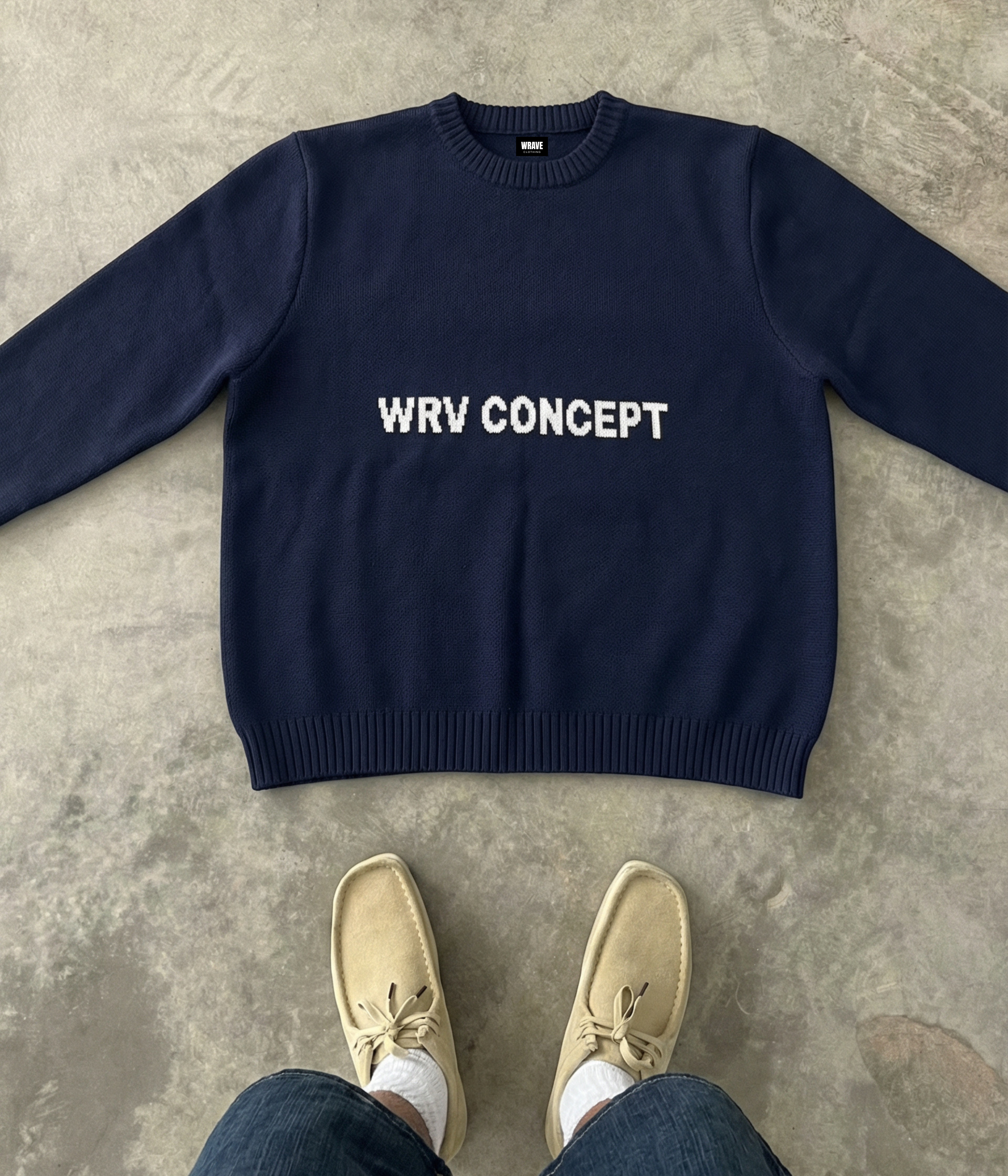 CONCEPT KNITTED CREWNECK